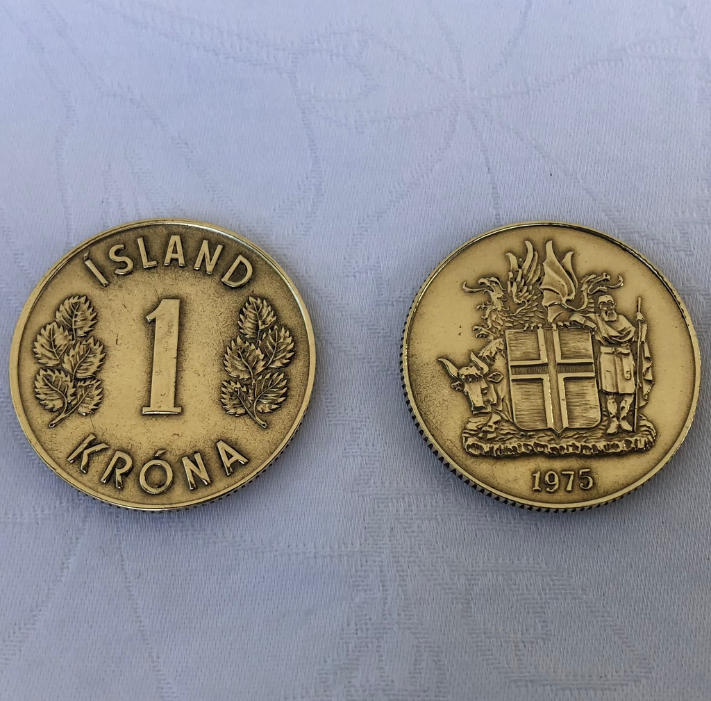 Hringur úr 1 krónu
