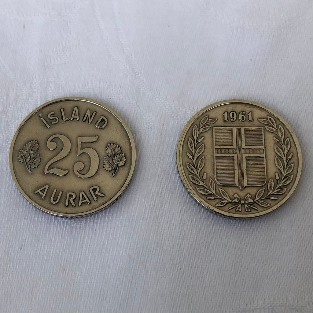Ermahnappar úr 25 aurum - Framhlið