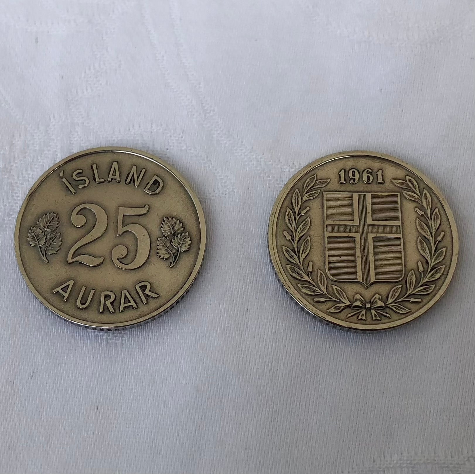 Ermahnappar úr 25 aurum - Framhlið