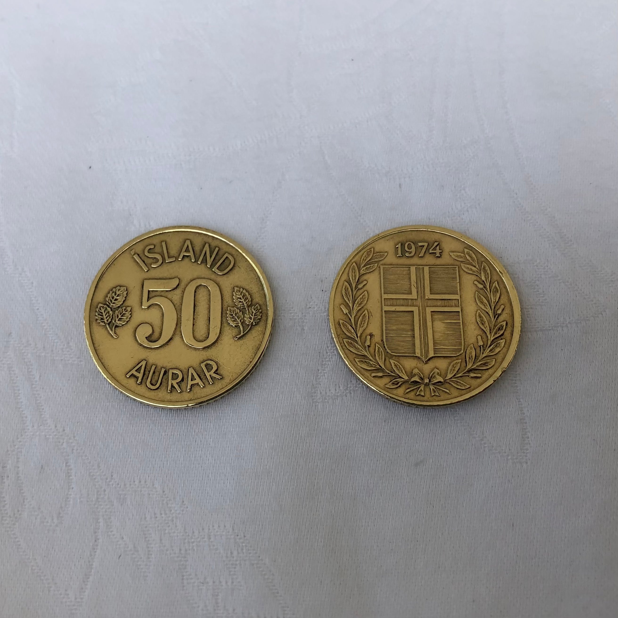 Ermahnappar úr 50 aurum - Fánamerki